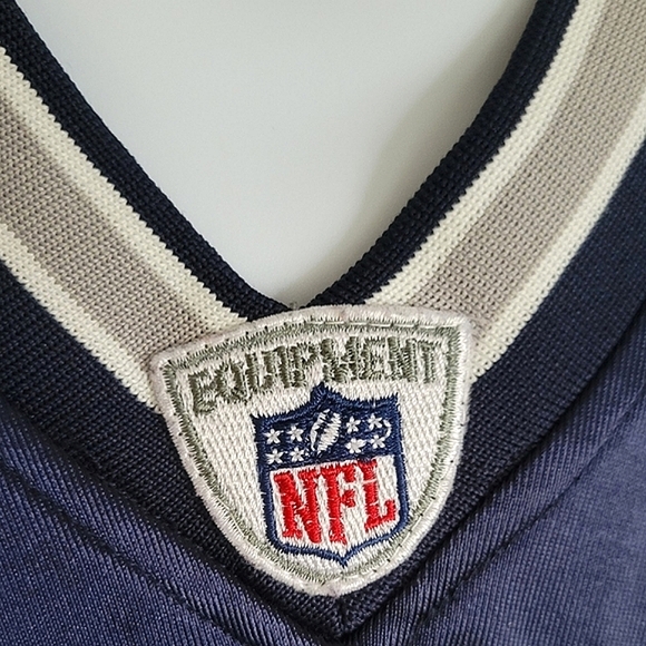 Dallas Cowboys TONY ROMO # 9-NFL Navy Blue Jersey By Reebok. - Picture 6 of 16